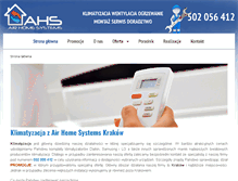 Tablet Screenshot of ahs-krakow.pl